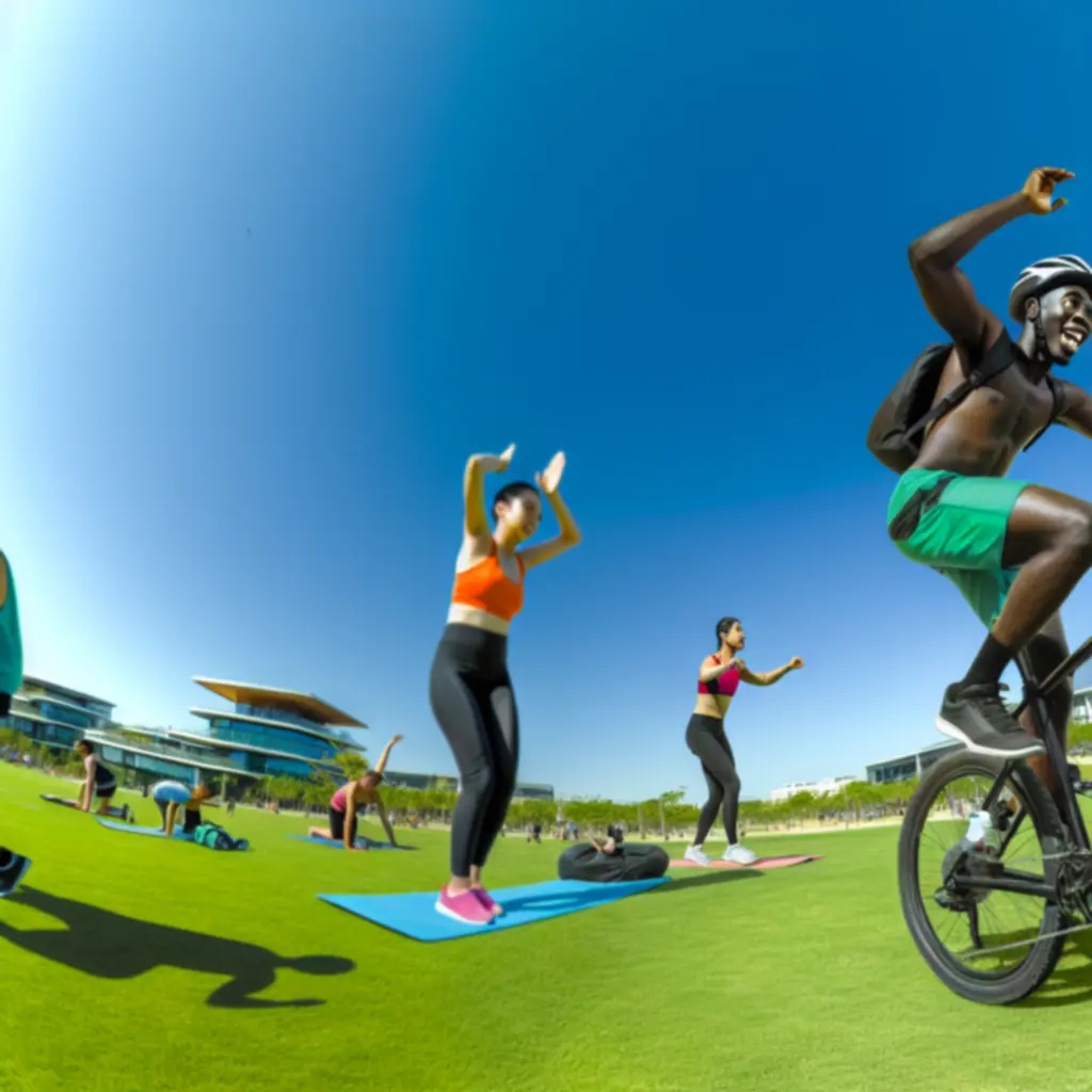 Sportowa sylwetka w ruchu, symbolizująca aktywny styl życia