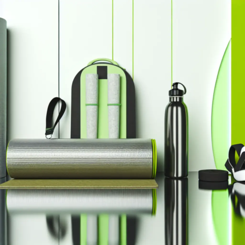 Zestaw sportowy z matą, hantlami i akcesoriami treningowymi w ofercie promocyjnej